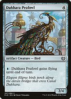 Matte Finish Kaladesh Dukhara Peafowl ( #207 )