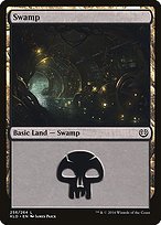 Matte Finish Kaladesh Swamp ( #256 )