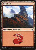 Matte Finish Kaladesh Mountain ( #261 )
