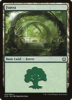 Matte Finish Kaladesh Forest ( #262 )