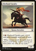Matte Finish Khans of Tarkir Firehoof Cavalry ( #11 )