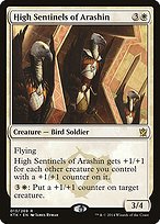Matte Finish Khans of Tarkir High Sentinels of Arashin ( #13 )