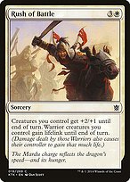 Matte Finish Khans of Tarkir Rush of Battle ( #19 )