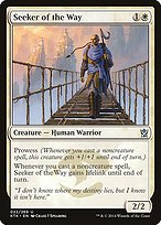 Matte Finish Khans of Tarkir Seeker of the Way ( #22 )
