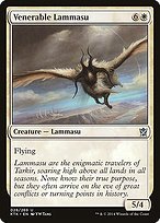 Matte Finish Khans of Tarkir Venerable Lammasu ( #28 )