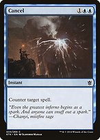 Matte Finish Khans of Tarkir Cancel ( #33 )