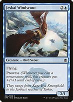 Matte Finish Khans of Tarkir Jeskai Windscout ( #44 )