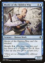 Matte Finish Khans of Tarkir Mystic of the Hidden Way ( #48 )