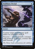 Matte Finish Khans of Tarkir Stubborn Denial ( #56 )