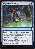 Matte Finish Khans of Tarkir Taigam's Scheming ( #57 )