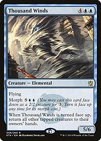 Matte Finish Khans of Tarkir Thousand Winds ( #58 )