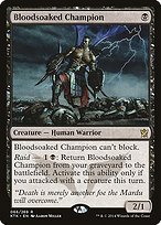 Matte Finish Khans of Tarkir Bloodsoaked Champion ( #66 )