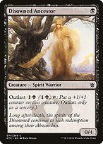 Matte Finish Khans of Tarkir Disowned Ancestor ( #70 )