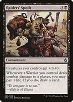 Matte Finish Khans of Tarkir Raiders' Spoils ( #83 )