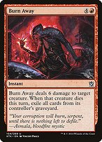 Matte Finish Khans of Tarkir Burn Away ( #104 )