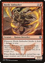 Matte Finish Khans of Tarkir Horde Ambusher ( #110 )