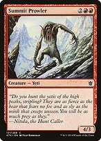 Matte Finish Khans of Tarkir Summit Prowler ( #121 )