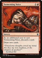 Matte Finish Khans of Tarkir Tormenting Voice ( #123 )