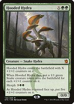 Matte Finish Khans of Tarkir Hooded Hydra ( #136 )