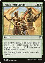 Matte Finish Khans of Tarkir Incremental Growth ( #138 )