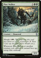 Matte Finish Khans of Tarkir Pine Walker ( #143 )