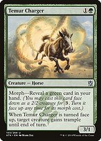 Matte Finish Khans of Tarkir Temur Charger ( #153 )