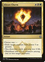 Matte Finish Khans of Tarkir Abzan Charm ( #161 )