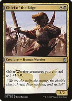 Matte Finish Khans of Tarkir Chief of the Edge ( #169 )