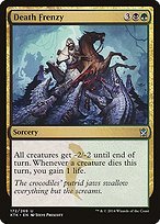 Matte Finish Khans of Tarkir Death Frenzy ( #172 )