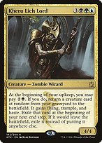 Matte Finish Khans of Tarkir Kheru Lich Lord ( #182 )