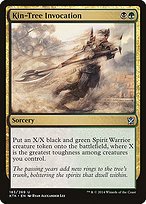 Matte Finish Khans of Tarkir Kin-Tree Invocation ( #183 )
