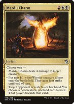 Matte Finish Khans of Tarkir Mardu Charm ( #186 )
