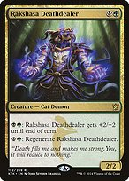 Matte Finish Khans of Tarkir Rakshasa Deathdealer ( #192 )