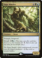 Matte Finish Khans of Tarkir Sagu Mauler ( #196 )