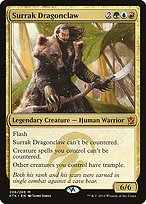 Matte Finish Khans of Tarkir Surrak Dragonclaw ( #206 )