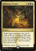 Matte Finish Khans of Tarkir Villainous Wealth ( #211 )