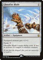 Matte Finish Khans of Tarkir Ghostfire Blade ( #220 )