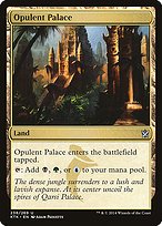 Matte Finish Khans of Tarkir Opulent Palace ( #238 )