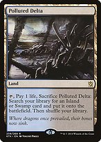 Matte Finish Khans of Tarkir Polluted Delta ( #239 )