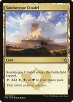 Matte Finish Khans of Tarkir Sandsteppe Citadel ( #241 )