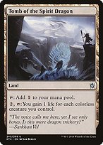 Matte Finish Khans of Tarkir Tomb of the Spirit Dragon ( #245 )