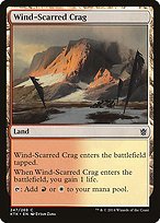Matte Finish Khans of Tarkir Wind-Scarred Crag ( #247 )