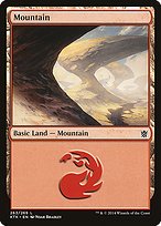 Matte Finish Khans of Tarkir Mountain ( #263 )