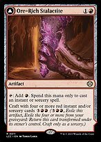 Glossy Finish The Lost Caverns of Ixalan Commander Ore-Rich Stalactite // Cosmium Catalyst ( #11 )