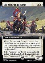 Glossy Finish The Lost Caverns of Ixalan Commander Bronzebeak Foragers ( #37 )