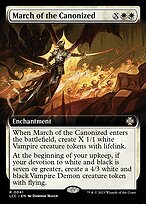 Glossy Finish The Lost Caverns of Ixalan Commander March of the Canonized ( #41 )