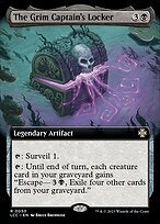 Glossy Finish The Lost Caverns of Ixalan Commander The Grim Captain's Locker ( #50 )