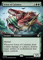 Glossy Finish The Lost Caverns of Ixalan Commander Scion of Calamity ( #61 )