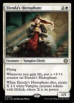 Glossy Finish The Lost Caverns of Ixalan Commander Elenda's Hierophant ( #71 )