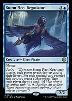 Glossy Finish The Lost Caverns of Ixalan Commander Storm Fleet Negotiator ( #78 )